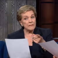 VIDEO: Watch Julie Andrews Read Stephen Colbert a Bedtime Story Video
