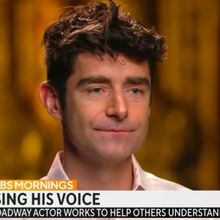 Video: Drew Gehling Opens Up About Vocal Issues & How to Fix Them on CBS MORNINGS