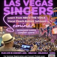 Celebrity Vocal Coach Romeo Johnson to Present Workshops on Auditions, Singing Techni