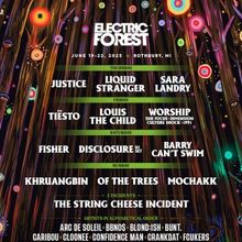 Electric Forest Announces Initial Music Lineup For 2025 Edition