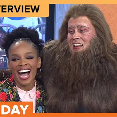 Video: Grey Henson Shows Up in BIGFOOT! Costume for TODAY Visit