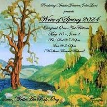 Write Act Rep Present World Premiere Of WRITE OF SPRING Evening of One Act Plays