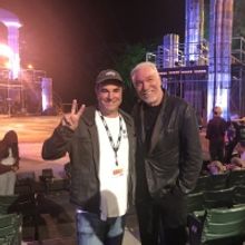 Photo: Two Hades Are Better Than One! Patrick Page Stops By Public Works' HERCULES