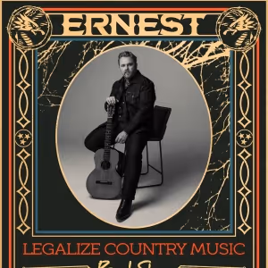 ERNEST Reveals Tour Support for 'Legalize Country Music Road Show Tour'
