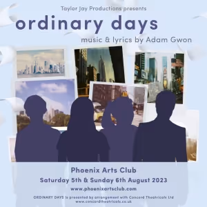 ORDINARY DAYS In Concert Comes to Phoenix Arts Club