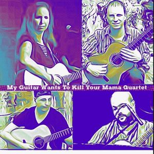 MY GUITAR WANTS TO KILL YOUR MAMA GUITAR QUARTET: Unplugged Set for Salomon Arts…