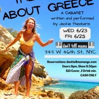 Jackie Theoharis Returns Live To Don't Tell Mama This Month With THE TRUTH ABOUT…