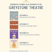 Theatre 40 Play Readings at Greystone Mansion Starts in September