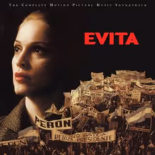 EVITA Soundtrack to Make Vinyl Debut on Translucent Red Vinyl