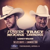 Justin Moore and Tracy Lawrence Come to the Ford Wyoming Center