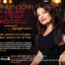 Gerrilyn Sohn Returns To Don't Tell Mama With Two Encore Performances Of IF JOE ALLEN