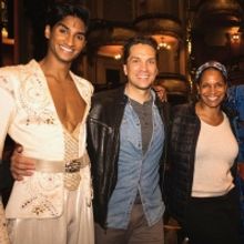 Photo: Audra McDonald and Will Swenson Visit ALADDIN on Broadway