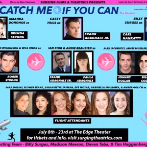 Surging's CATCH ME IF YOU CAN Announces Cast and Creative Team