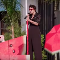 VIDEO: Harry Styles Performs a Crosswalk Concert on THE LATE LATE SHOW Video