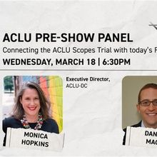 Arena Stage to Present ACLU PANEL: SCOPES TRIAL
