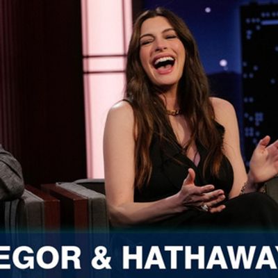 Anne Hathaway Talks Pregnancy, Ewan McGregor Dinosaur Puppets on KIMMEL
