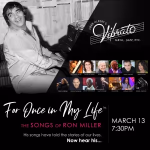 Lisa Dawn Miller to Present FOR ONCE IN MY LIFE, THE SONGS OF RON MILLER at Herb…