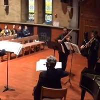 VIDEO: Cuartetango String Quartet Performs in Memory of Maestro Suarez Paz