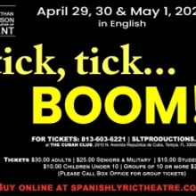 SLT Productions to Present TICK, TICK… BOOM!