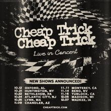 Cheap Trick Unveil New Fall Tour Dates
