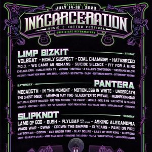 Inkcarceration Music & Tattoo Festival Schedule & On-Site Experiences Announced