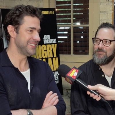 Video: John Krasinski is 'Perfectly Nervous' to Get Back Onstage in ANGRY ALAN