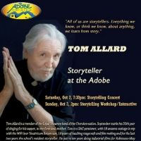 The Adobe Theater to Present Tom Allard Storytelling Performance and Workshop