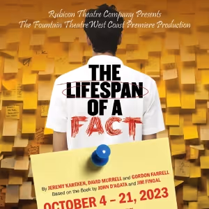 Rubicon Theatre Company to Present LIFESPAN OF A FACT, ONCE, and More in 25th Silver…