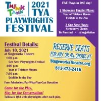 BWW Previews: THINKTANK DEBUTS TYA PLAYWRIGHTS FESTIVAL AND GEN NEXT FESTIVAL at Stageworks Theatre