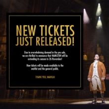 HAMILTON Asian Premiere Extends; New Closing Date is Nov. 26