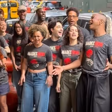 Video: HADESTOWN Cast Marks Seven Years On Broadway With Outdoor Performance At Walte