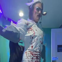 Video: Inside Luke Evans' Bloody Quick Change in THE ROCKY HORROR SHOW