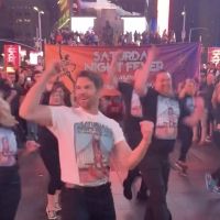 VIDEO: Original SATURDAY NIGHT FEVER Cast Discos Into Times Square to Celebrate 20th… Video