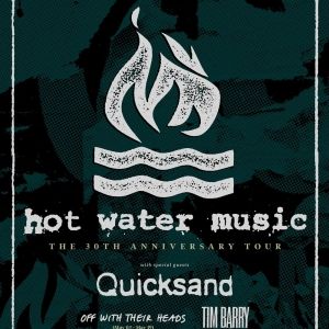 Hot Water Music Set 30th Anniversary Tour With Quicksand, Tim Barry & More, New…