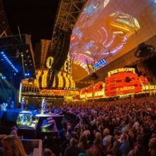 Rock N' Roll Legends Cheap Trick Take Over Fremont Street Experience During Free Down
