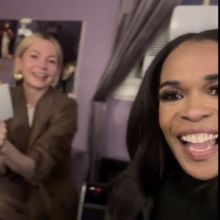 Video: Michelle Williams Joins Michelle Williams Backstage at DEATH BECOMES HER