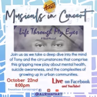 MUSICALS IN CONCERT: LIFE THROUGH MY EYES Presented by Aurway Repertory Theatre