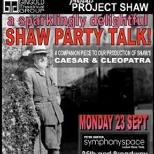 Gingold Theatrical Group Continues Project Shaw with A SCINTILLATING SHAW PARTY