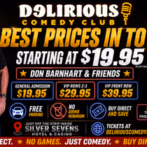 Delirious Comedy Club Drops Ticket Prices to $19.95 for Anniversary