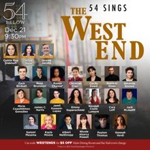 54 SINGS THE WEST END Comes To 54 Below