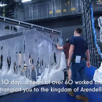 VIDEO: Watch a Set Build Timelapse for FROZEN in the West End