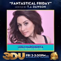 Lesli Margherita to Appear on 3D+U