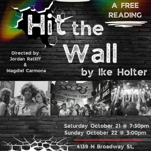 Special Reading Of Ike Holter's HIT THE WALL to be Presented This Month at Pride…