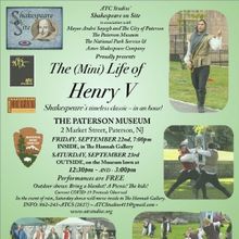 THE (MINI) LIFE OF HENRY V To Be Presented At Paterson Museum