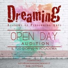 DREAMING ACADEMY, le audizioni in formato Open Day da gennaio