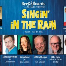 Cast Set for SINGIN' IN THE RAIN at Beef & Boards Dinner Theatre