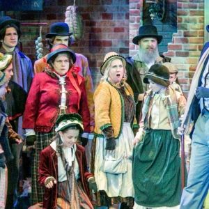 SCROOGE! THE MUSICAL Set for Matthews Playhouse of The Performing Arts