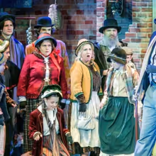 SCROOGE! THE MUSICAL Set for Matthews Playhouse of The Performing Arts