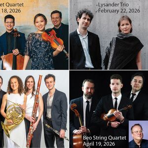 Music at Kohl Mansion 2026 Winter/Spring Artists Revealed