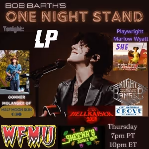 Marlow Wyatt, LP & More to Join BOB BARTH'S ONE NIGHT STAND